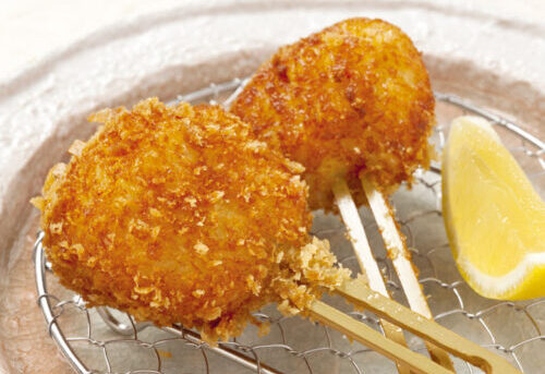 帆立貝の串揚げ〈２個〉