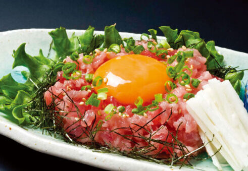 本鮪のとろたたき