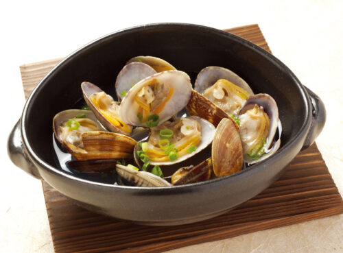季節限定　あさりの酒蒸し