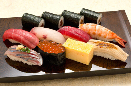 江戸にぎり（お椀・日替りデザート付）