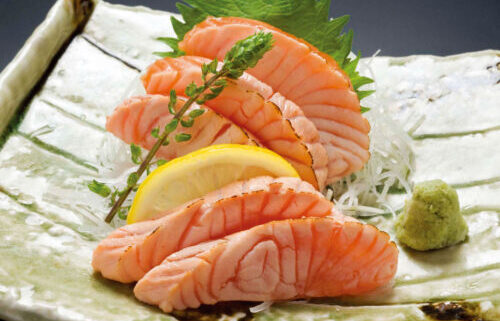 サーモンの炙り