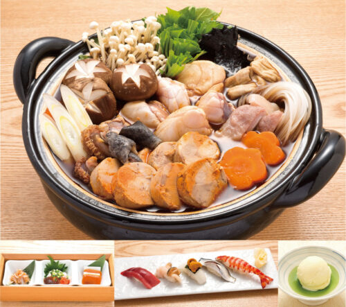 【冬季限定】あんこう鍋と寿司のコース〈飲み放題付〉