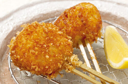 帆立貝の串揚げ〈２個〉