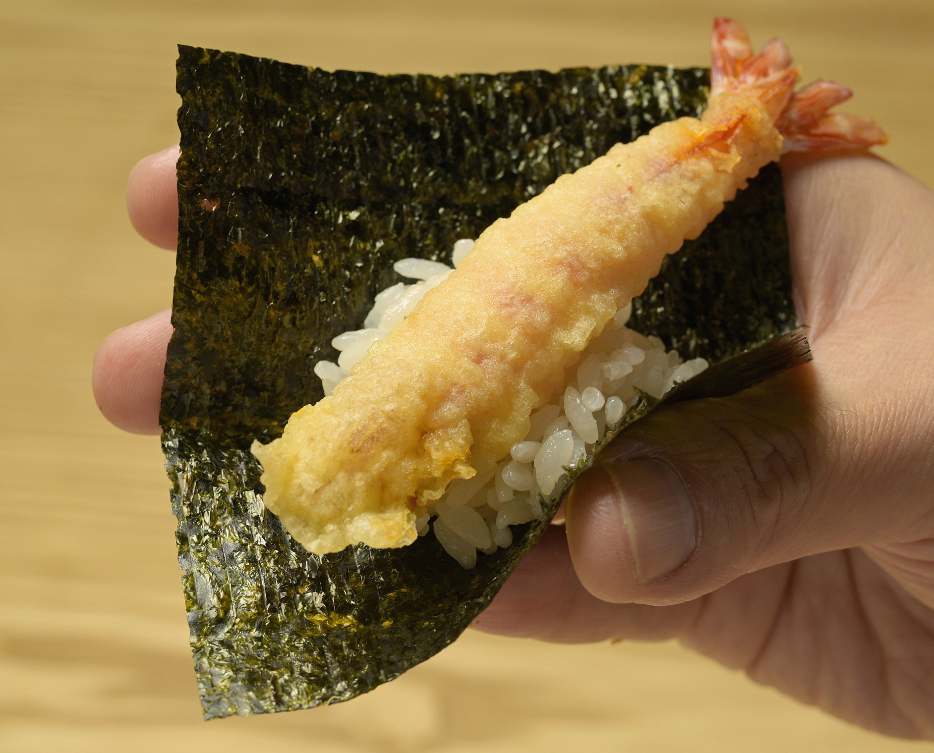 海老天挟み巻